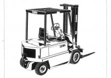 Stivuitoare frontale electrice Clark ECM 30 N