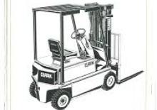 Stivuitoare frontale electrice Clark EM 12 L