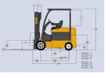 Stivuitoare frontale electrice Yale ERC120VH
