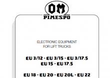 Stivuitoare frontale electrice OM-Pimespo EU 3-12