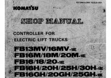 Stivuitoare frontale electrice Komatsu FB 13 MV 1 E