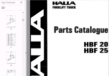 Stivuitoare frontale electrice Halla HBF 25