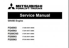 Stivuitoare frontale LPG Mitsubishi FG50CN3 