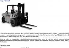 Stivuitoare frontale LPG Nissan FX 5-60