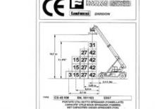 Stivuitoare pentru containere Fantuzzi CS 42 Kc