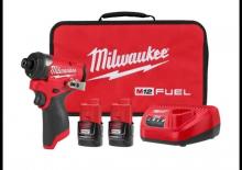 Șurubelnițe cu impact, fără fir, & chei fixe Milwaukee 2453-22