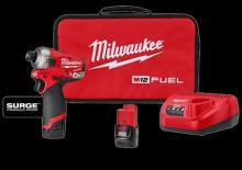 Șurubelnițe cu impact, fără fir, & chei fixe Milwaukee 2551-22