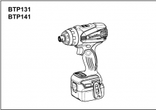Șurubelnițe cu impact, fără fir, & chei fixe Makita BTP131 