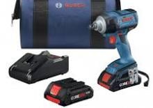 Șurubelnițe cu impact, fără fir, & chei fixe Bosch GDS 18V-221B25