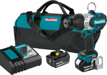Șurubelnițe cu impact, fără fir, & chei fixe Makita XWT09T
