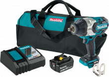 Șurubelnițe cu impact, fără fir, & chei fixe Makita XWT19T