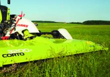 Tamburi de cosit atașați pe spate, fără tambur de condiționare Claas Corto 270 N
