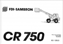 Telehandlere Sambron CR 750