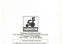 Telehandlere Sanderson T2-11-40