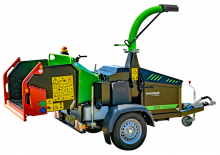 Tocătoare de lemn Green Mech EVO 165 P