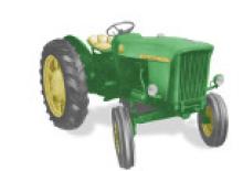 Tractoare cu roți mari pe spate John Deere 303