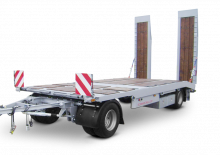 Trailere cu platformă joasă Schwarzmüller 2-axle low loader trailer with straight platform