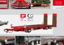 Trailere cu platformă joasă Zandt AT-P 200
