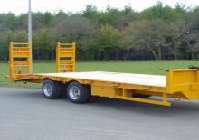 Trailere cu platformă joasă Rolland PE 150