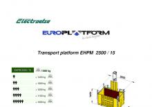 Trolii industriale Electroelsa EHPM 2500/15