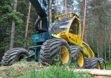 Utilaje de recoltat bușteni HSM 405 H2 L 8WD