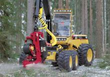 Utilaje de recoltat bușteni Caterpillar 550