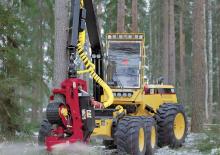 Utilaje de recoltat bușteni Caterpillar 570