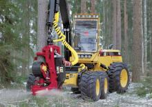 Utilaje de recoltat bușteni Caterpillar 580