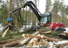 Utilaje de recoltat bușteni Valmet 901.1